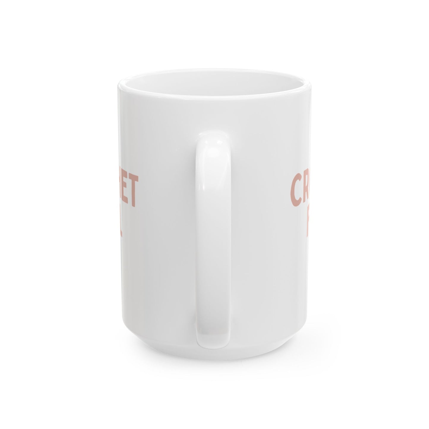 "Crochet Fuel" Mug – Yarn Lover's Coffee or Tea Cup