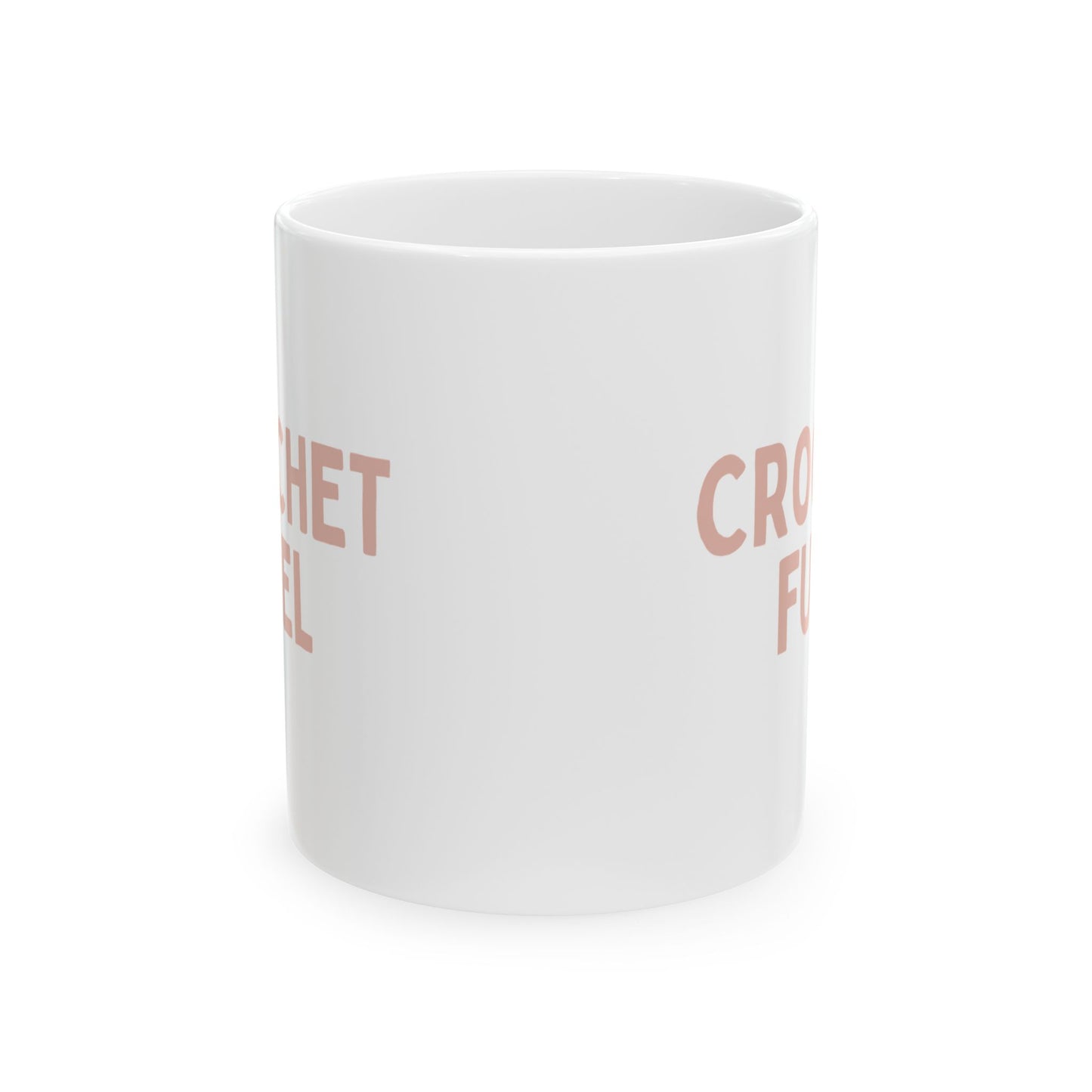 "Crochet Fuel" Mug – Yarn Lover's Coffee or Tea Cup