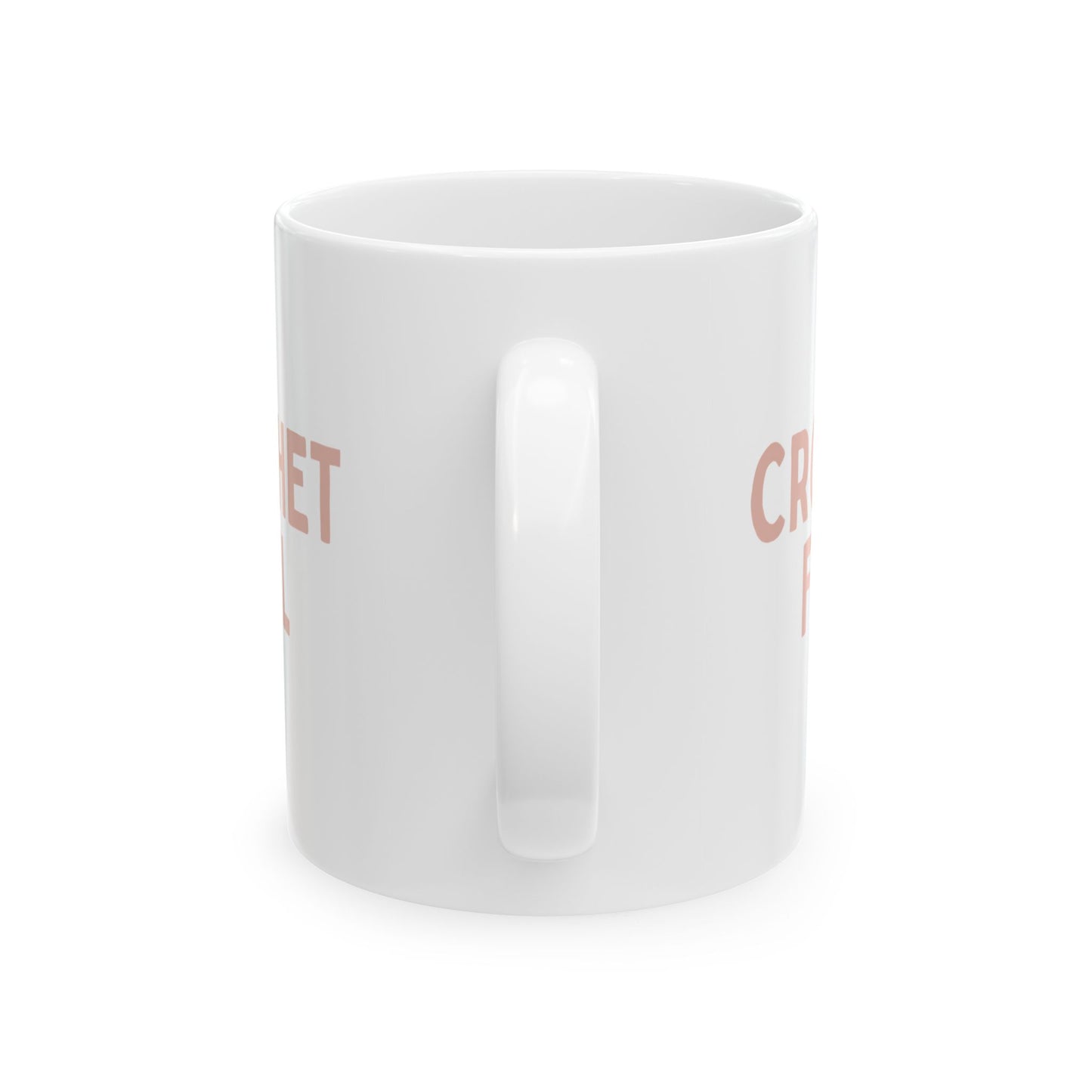 "Crochet Fuel" Mug – Yarn Lover's Coffee or Tea Cup