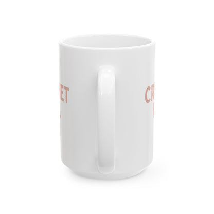 "Crochet Fuel" Mug – Yarn Lover's Coffee or Tea Cup