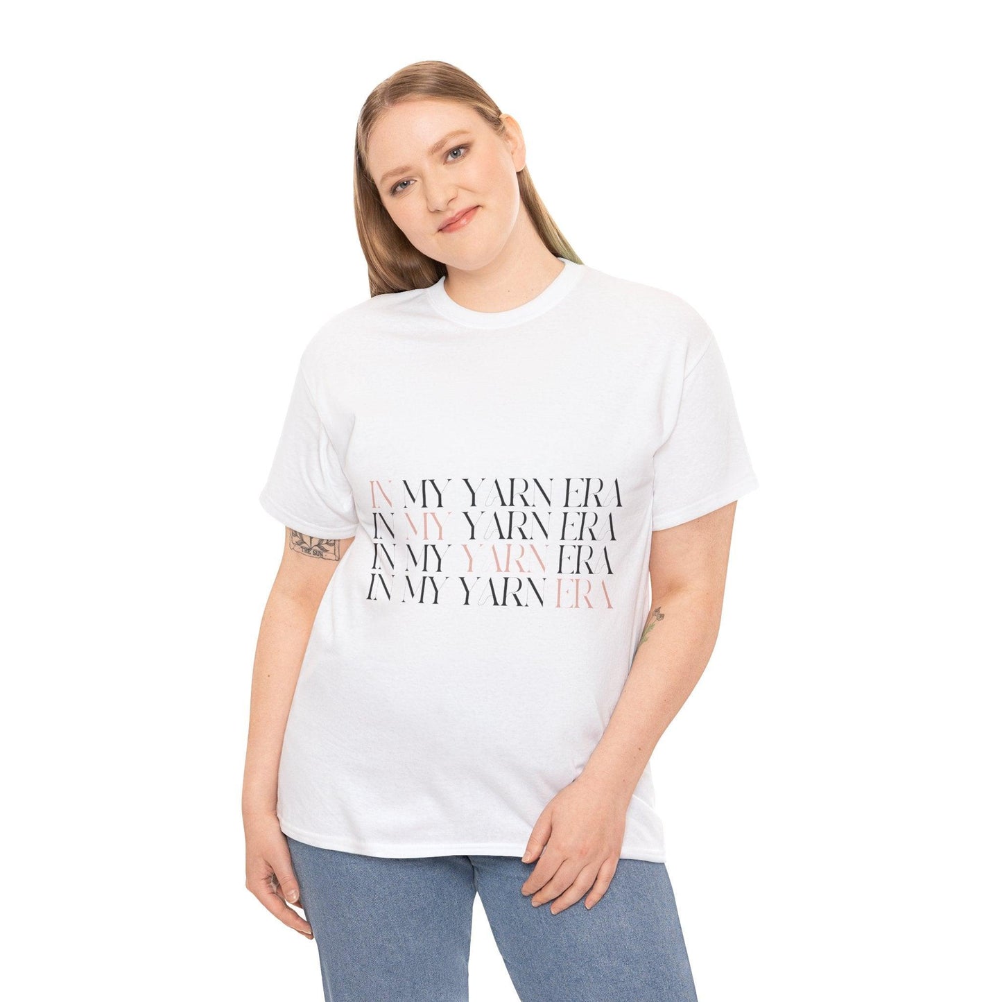 “In My Yarn Era” Cotton T-Shirt – Stylish & Comfy for Yarn Enthusiasts