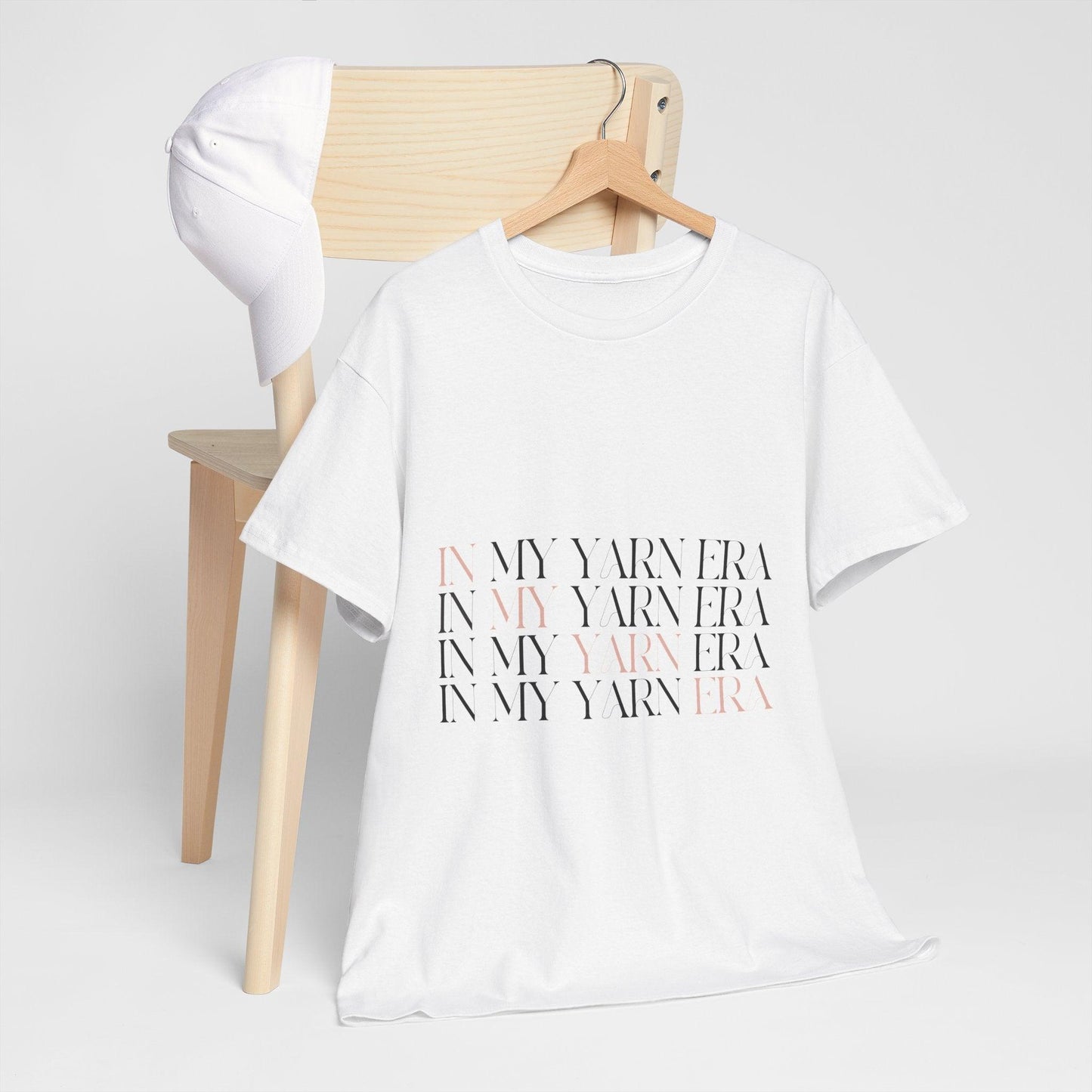 “In My Yarn Era” Cotton T-Shirt – Stylish & Comfy for Yarn Enthusiasts