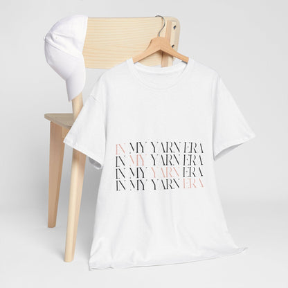 “In My Yarn Era” Cotton T-Shirt – Stylish & Comfy for Yarn Enthusiasts
