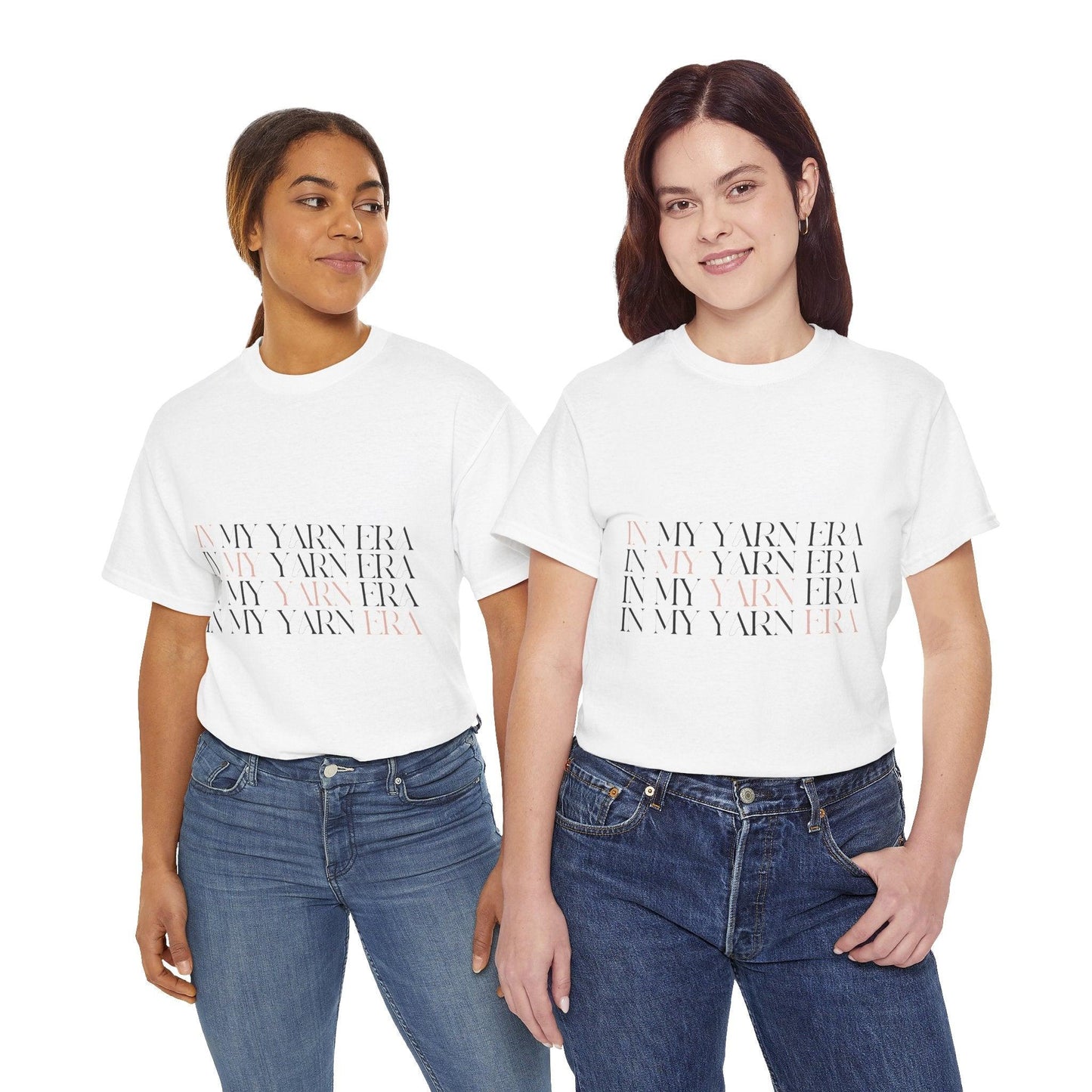 “In My Yarn Era” Cotton T-Shirt – Stylish & Comfy for Yarn Enthusiasts