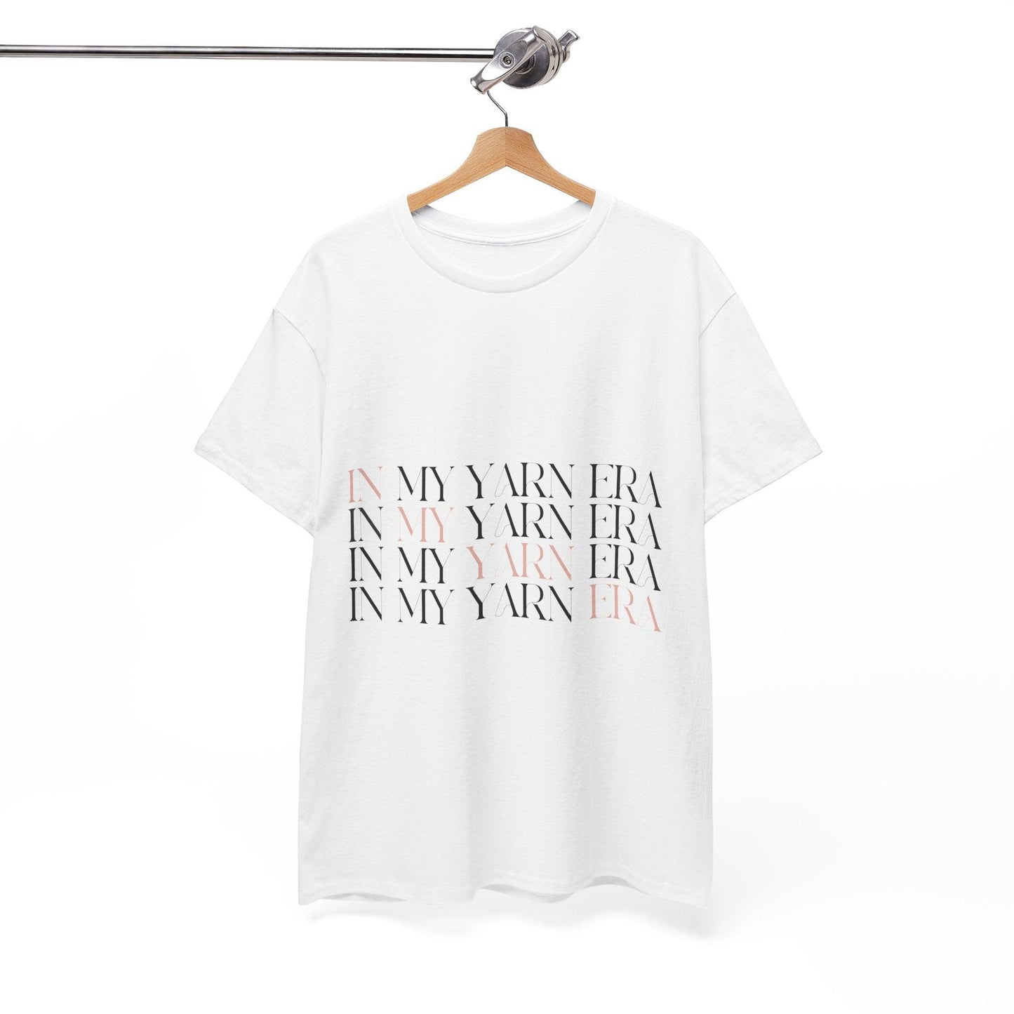 “In My Yarn Era” Cotton T-Shirt – Stylish & Comfy for Yarn Enthusiasts