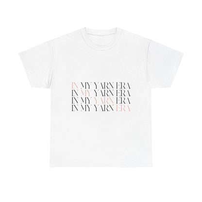 “In My Yarn Era” Cotton T-Shirt – Stylish & Comfy for Yarn Enthusiasts