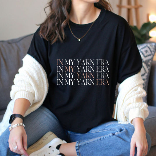 "In My Yarn Era" Unisex T-Shirt – Stylish and Comfortable for Yarn Lovers