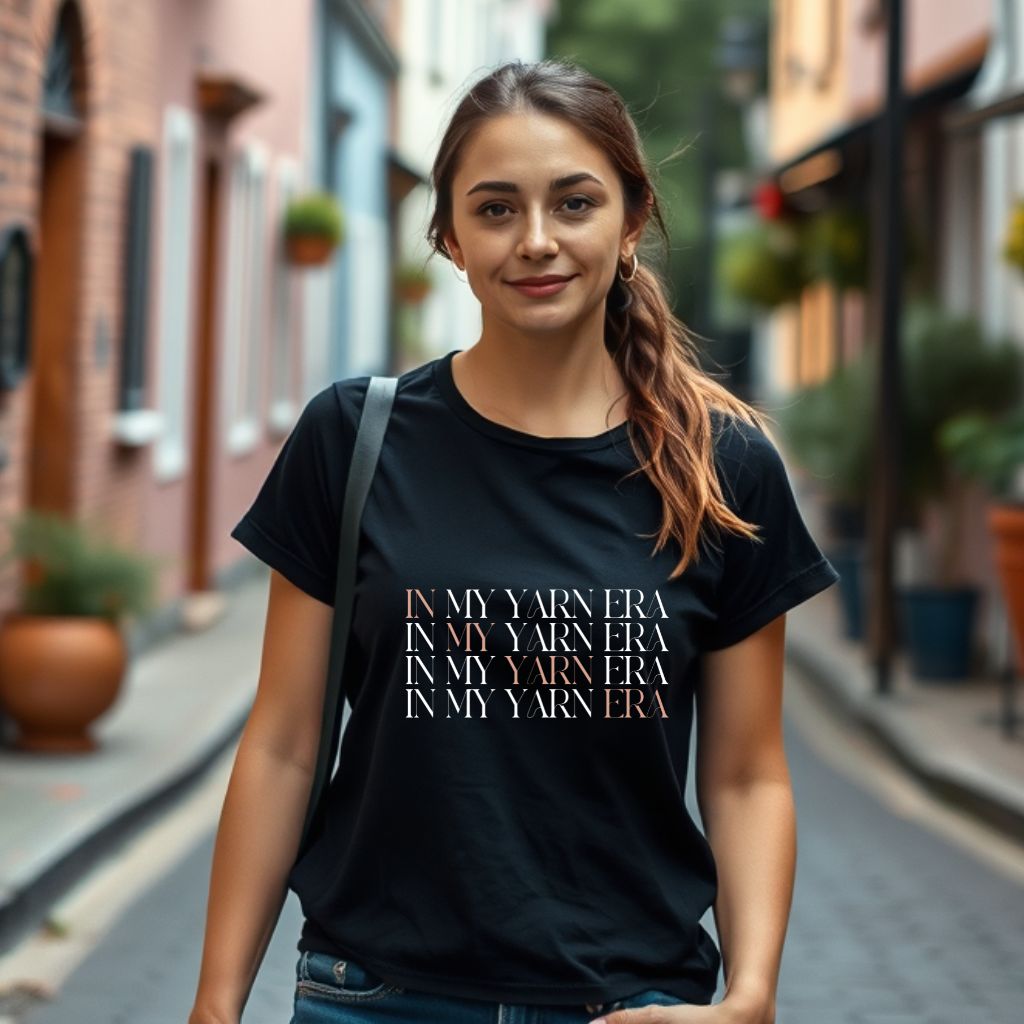 "In My Yarn Era" Unisex T-Shirt – Stylish and Comfortable for Yarn Lovers