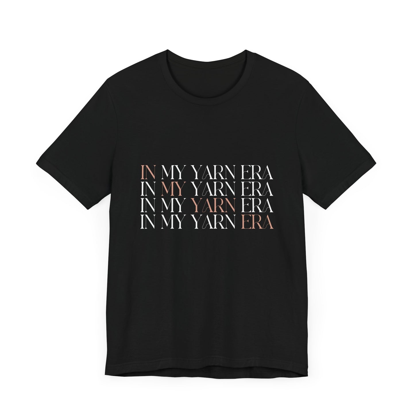 "In My Yarn Era" Unisex T-Shirt – Stylish and Comfortable for Yarn Lovers